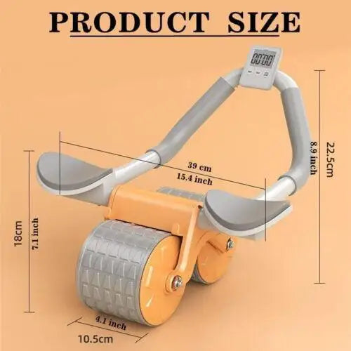 Ab Machine Workout Abdominal Fitness Wheel for Core Muscles Training