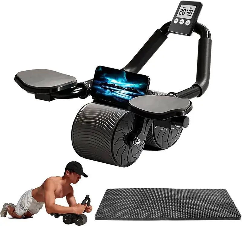 Ab Machine Workout Abdominal Fitness Wheel for Core Muscles Training