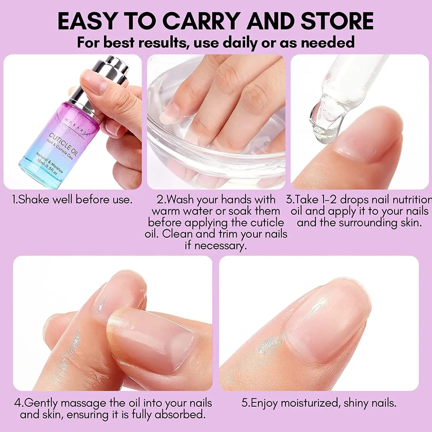 Makartt 15ML Cuticle Oil - Nail Care & Growth Treatment