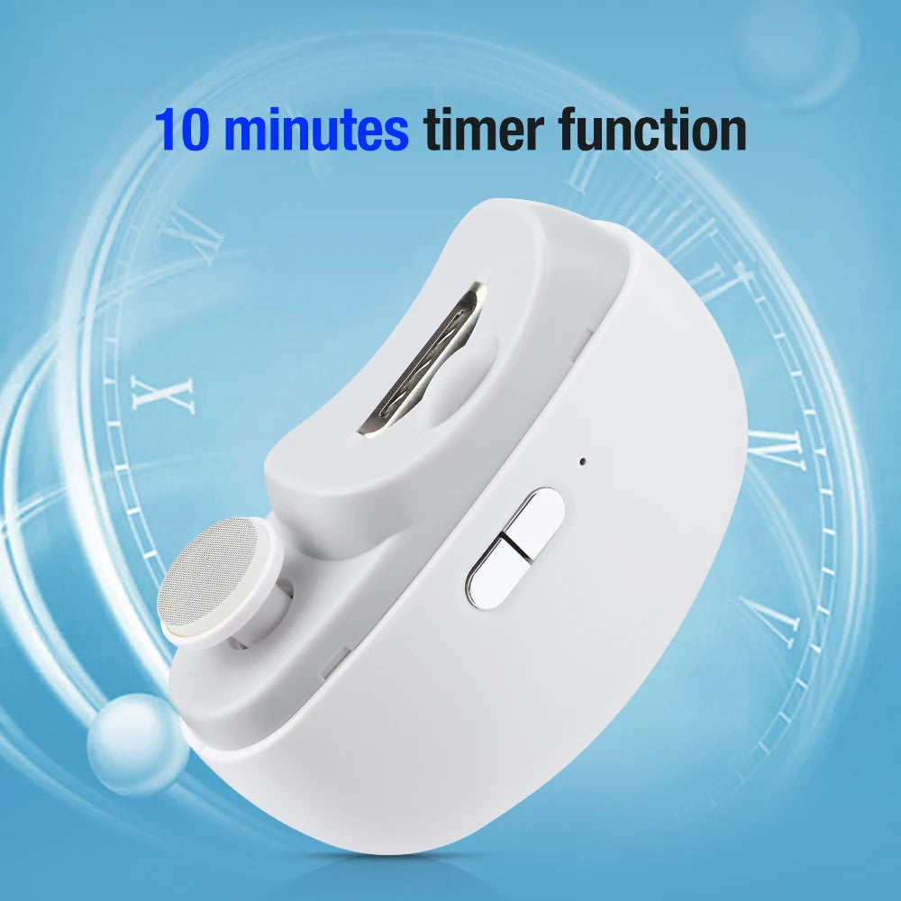 2-in-1 elektrische nagelknipper en polijstmachine – Automatische trimmer voor volwassen- en babynagels
