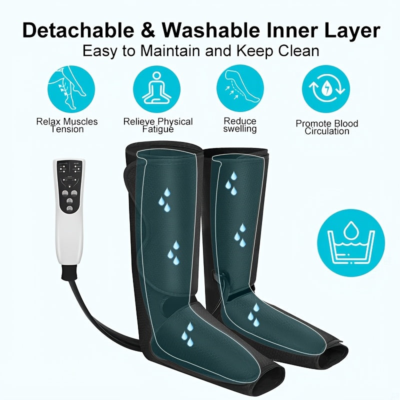 Glowbia | Leg & Foot Massager with Heat for Pain Relief & Circulation