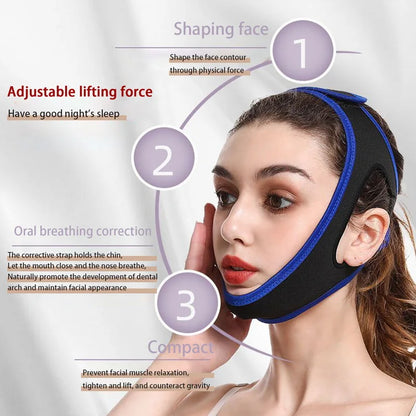 Glowbia | Anti-Snoring Chin Strap Mouth Guard for Better Sleep & Breath