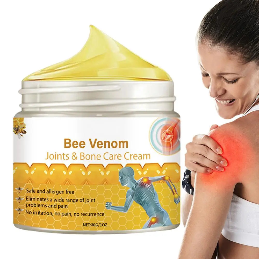 Glowbia | Joint Massage Cream with Bee Venom for Deep Moisturizing and Repair