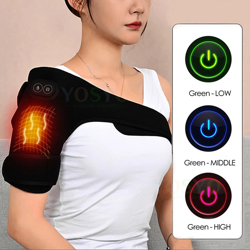 Glowbia | Heated Shoulder & Knee Brace with Vibration Massage