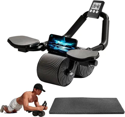 Ab Machine Workout Abdominal Fitness Wheel for Core Muscles Training