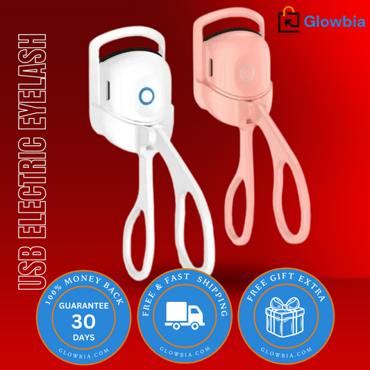 USB Electric Eyelash Curler - Fast Heating & Lasting Curl